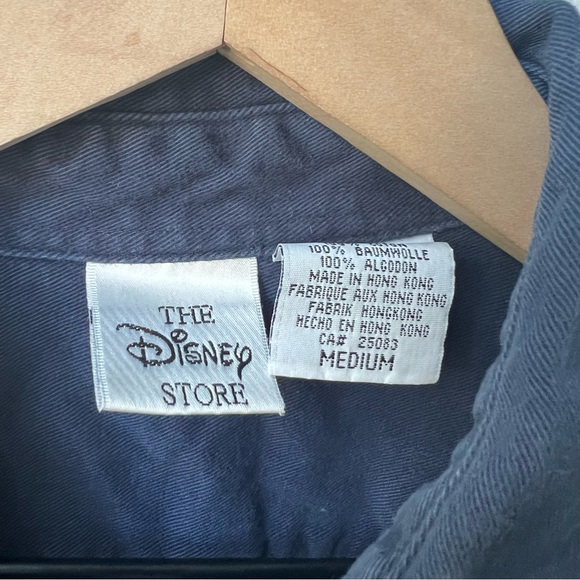 The Disney Store Tigger Button Up Shirt Men Size Medium - Picture 3 of 12